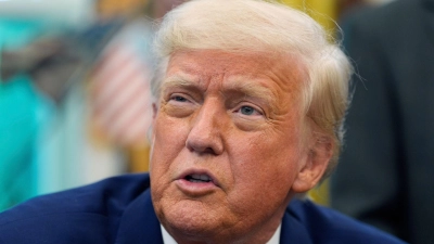 Die Beziehung zu China sei „sehr, sehr gut“ - sagt US-Präsident Donald Trump. (Archivbild) (Foto: Alex Brandon/AP/dpa)