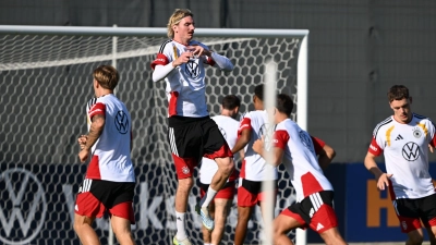Die DFB-Elf bereitet sich auf das dritte Gruppenspiel in der Nations League vor.  (Foto: Federico Gambarini/dpa)