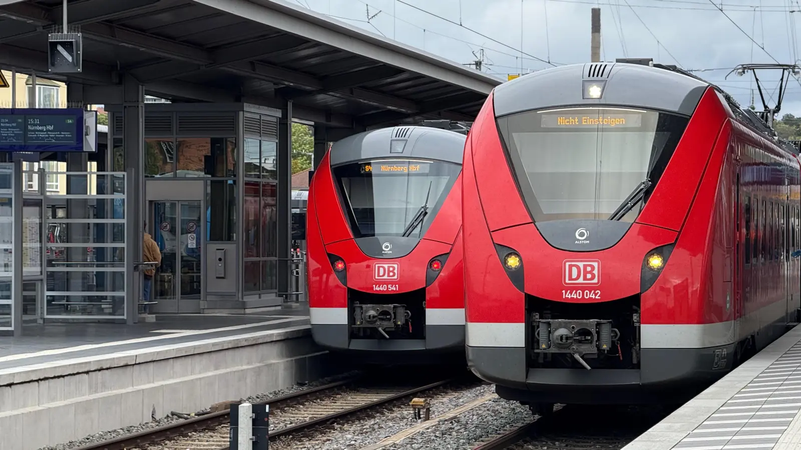 Auf der S-Bahn-Linie S4 zwischen Nürnberg und Crailsheim kommt es Ende Oktober erneut zu Zugausfällen. (Symbolbild: Manfred Blendinger)
