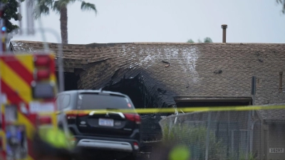 Die Wohngegend in San Diego (Foto: Gregory Bull/AP/dpa)