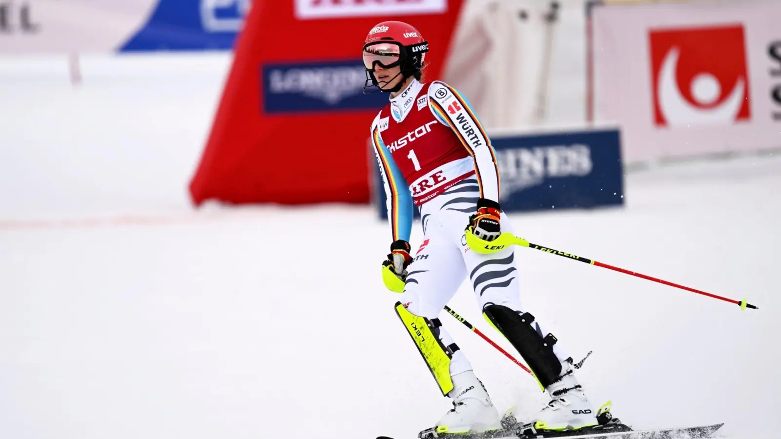 Lena Dürr hatte sich in Are viel vorgenommen. (Foto: Pontus Lundahl/TT News Agency/AP/dpa)