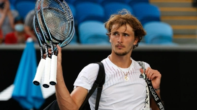 Alexander Zverev trifft mit dem deutschen Davis-Cup-Team in Rio de Janeiro auf die Gastgeber Brasilien. (Foto: Tertius Pickard/AP/dpa)