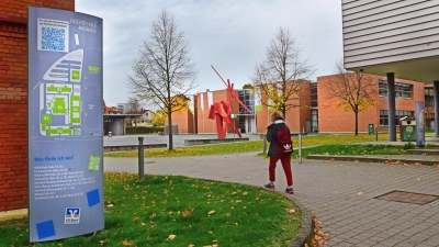 Aus Sicht der Studierenden steht die Hochschule Ansbach auch digital gut da.  (Foto: Sarina Schwinn)