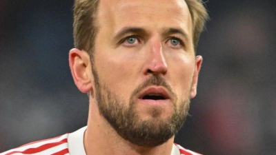 Harry Kane will mit dem FC Bayern eine Reaktion auf die Augsburg-Niederlage zeigen. (Foto: Peter Kneffel/dpa)