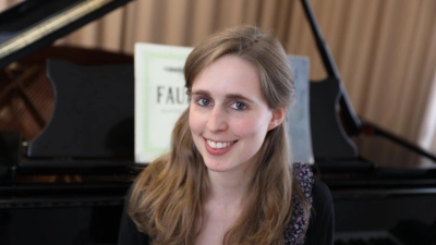 Dekanatskantorin Anne Barkowski hat das musikalische Jahresprogramm der evangelischen Kirchen vorgestellt. (Foto: Wolfgang Döberlein)