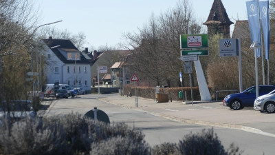 Die Nürnberger Straße in Bad Windsheim wird in zwei Abschnitten zur Baustelle. (Archivbild: Helmut Meixner)