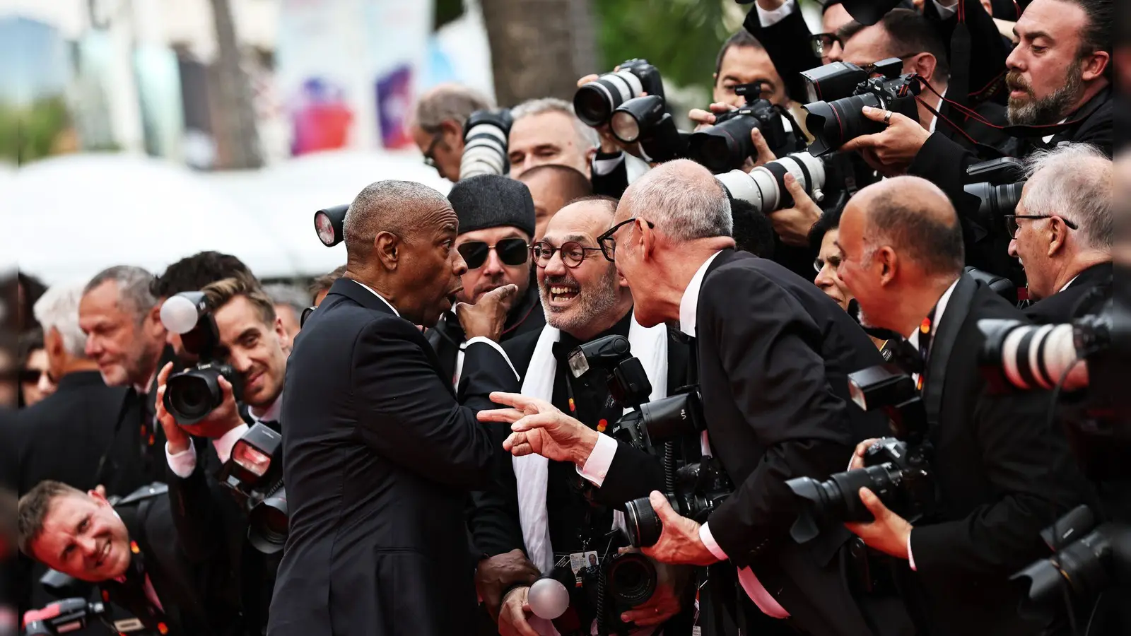 Denzel Washington kam für die Premiere seines neuen Films nach Cannes. (Foto: Gao Jing/XinHua/dpa)