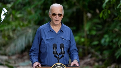 Es geht auch um Bidens Vermächtnis.  (Foto: Manuel Balce Ceneta/AP/dpa)