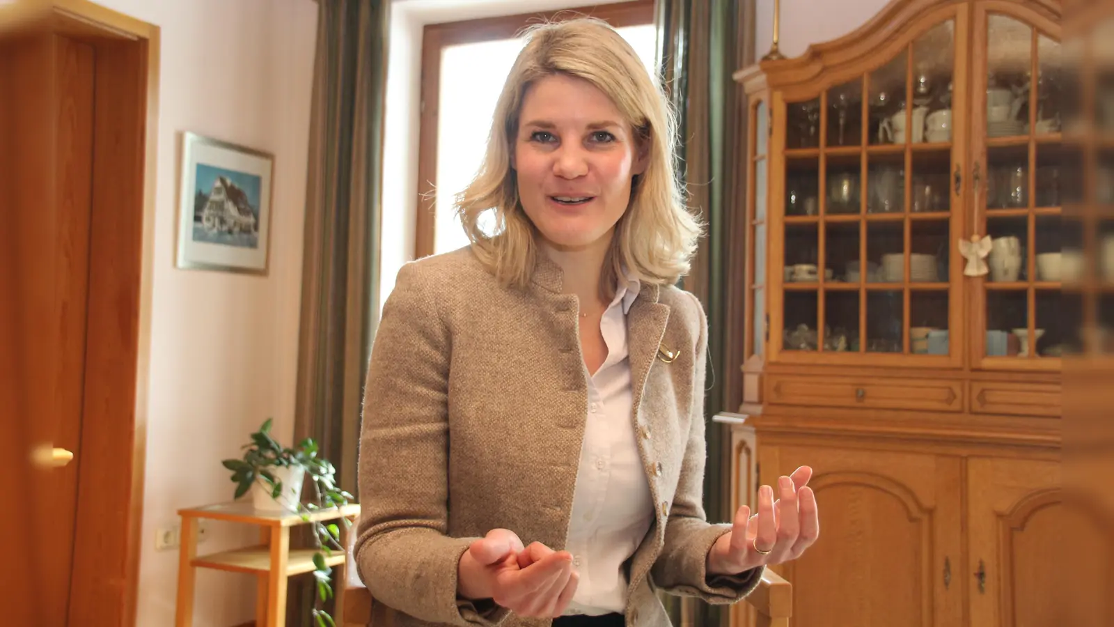 Sophia Göppel-Kraft ist Landratskandidatin der Grünen. Beruflich kommt sie aus der Strombranche. (Foto: Robert Maurer)