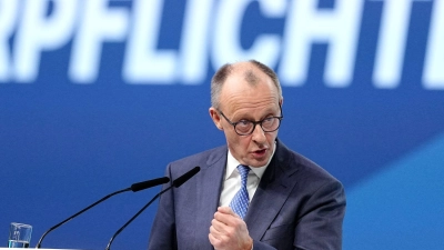 Merz ruft CDU zu Geschlossenheit auf.  (Foto: Kay Nietfeld/dpa)