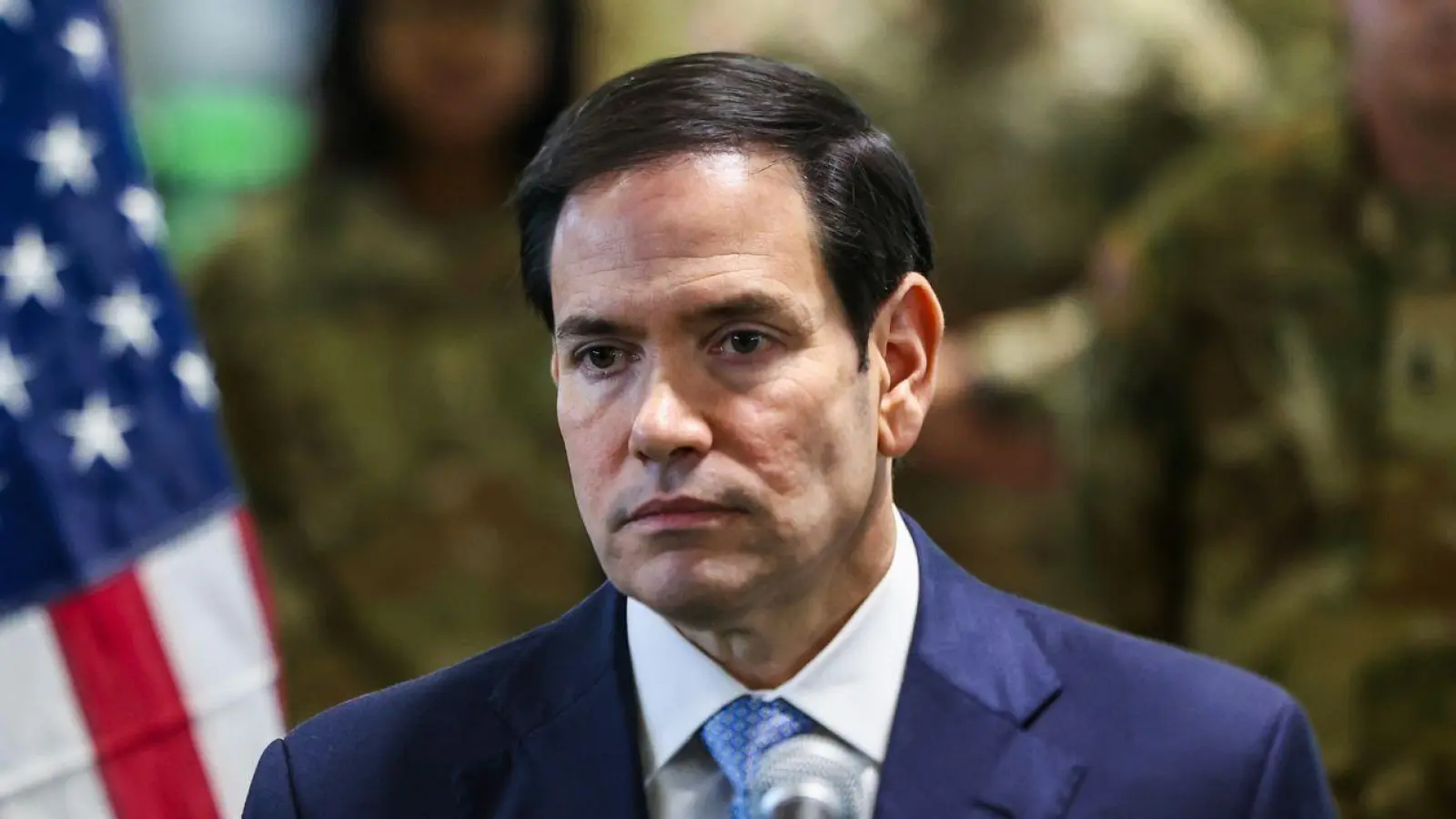 US-Außenminister Marco Rubio ist zu Besuch in Israel. (Foto: Fadel Senna/Pool AFP via AP/dpa)