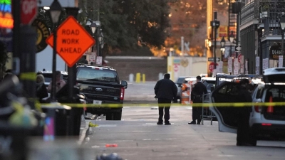 In der Neujahrsnacht ist ein Mann mit einem Auto ins French Quarter gerast und hat Dutzende Menschen erfasst. (Foto: Gerald Herbert/AP/dpa)