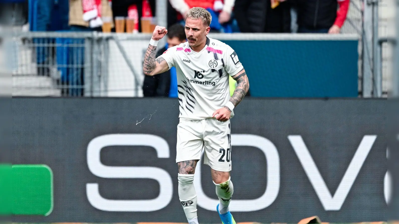 Bringt Mainz in Führung: Stürmer Phillip Tietz.  (Foto: Uwe Anspach/dpa)