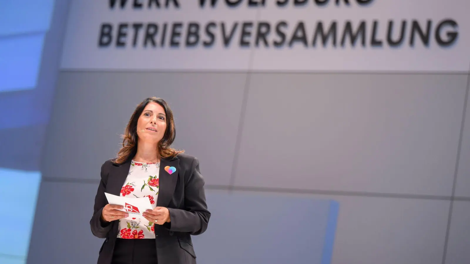 Daniela Cavallo ist die erste Frau an der Spitze des VW-Konzernbetriebsrates. (Archivbild) (Foto: Julian Stratenschulte/dpa)