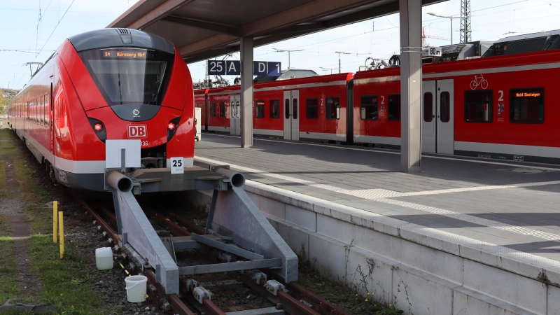 Der S-Bahn-Verkehr zwischen dem Bahnhof Ansbach (Bild) und Wicklesgreuth ist derzeit gestört. (Symbolbild: Thomas Schaller)