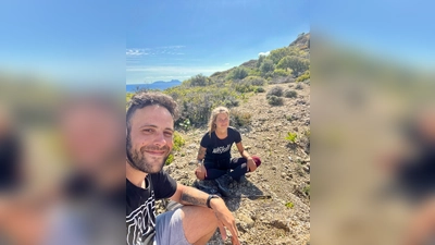 Die beiden Obernzenner Marco Ridl und Franziska Greulich wollen zu Fuß über die Alpen nach Venedig laufen. (Foto: Marco Ridl und Franziska Greulich)