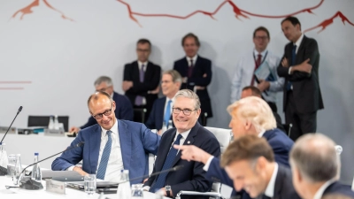 Die G7-Staaten konnten sich in diesem Jahr gleich auf mehrere Erklärungen einigen.  (Foto: Michael Kappeler/dpa-Pool/dpa)