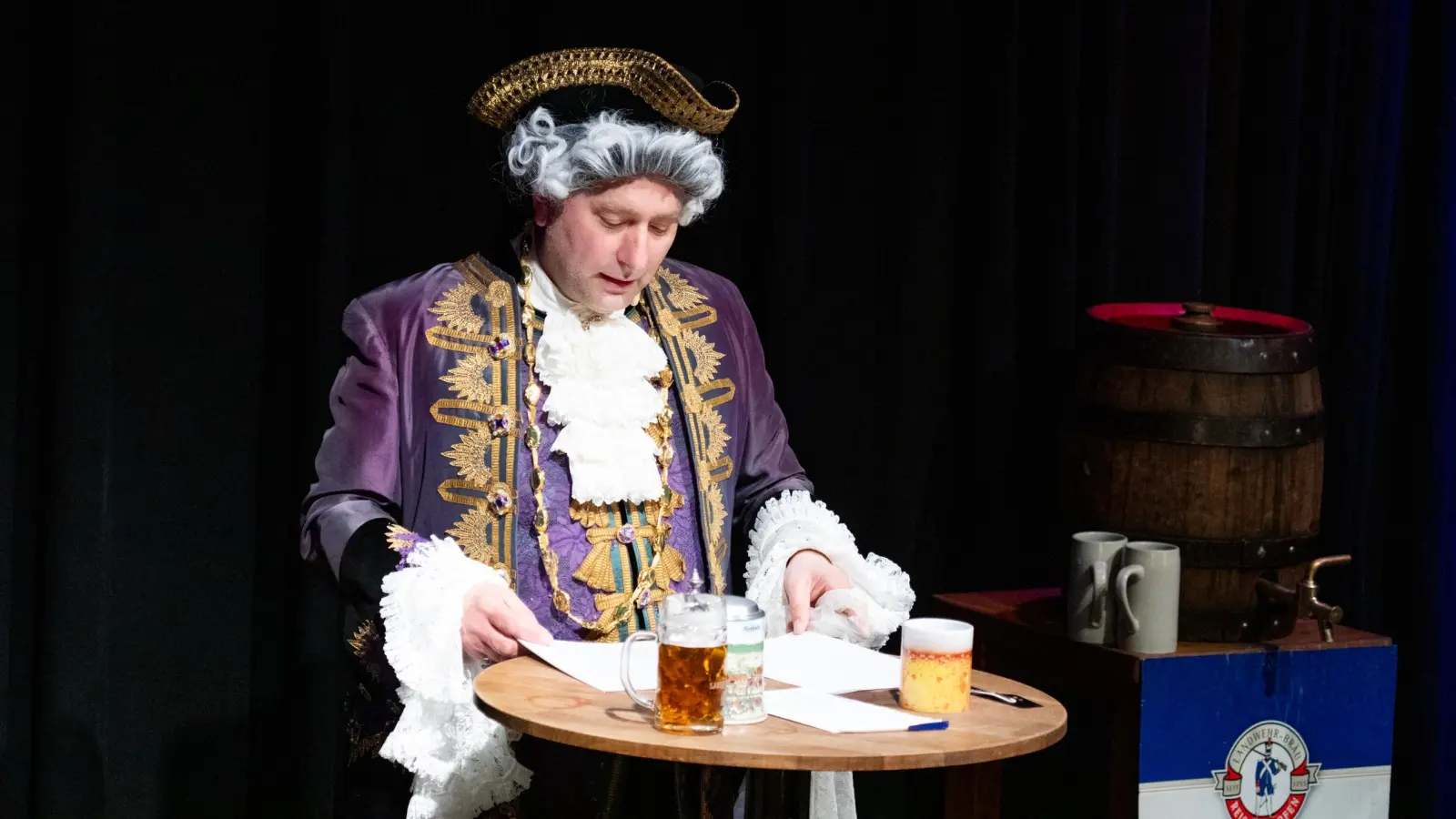 Thorsten Siebenhaar als Markgraf. (Foto: Evi Lemberger)