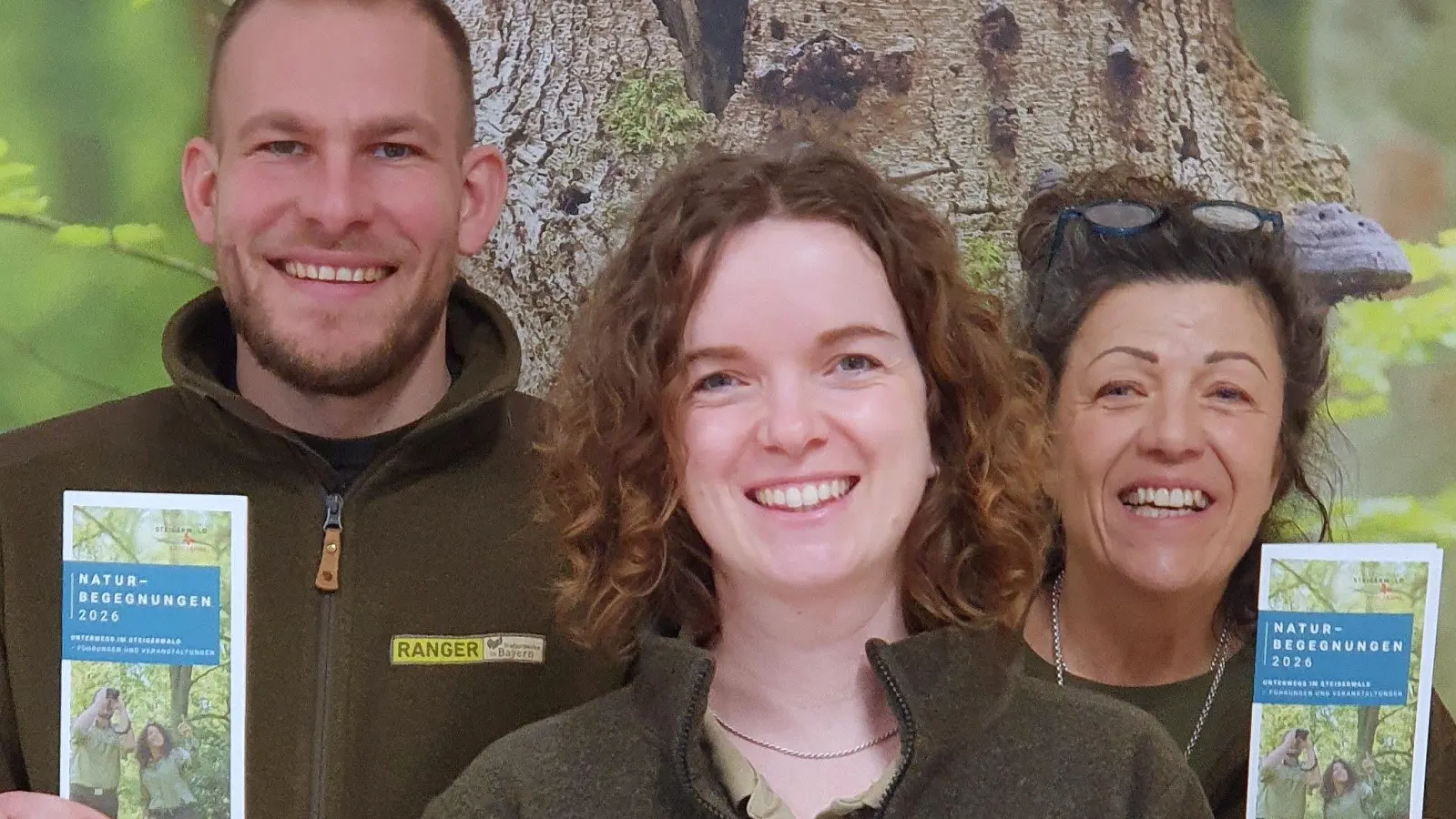 Die Ranger des Naturparks Steigerwald stellen das neue Jahresprogramm vor.  (Foto: Naturpark Steigerwald)