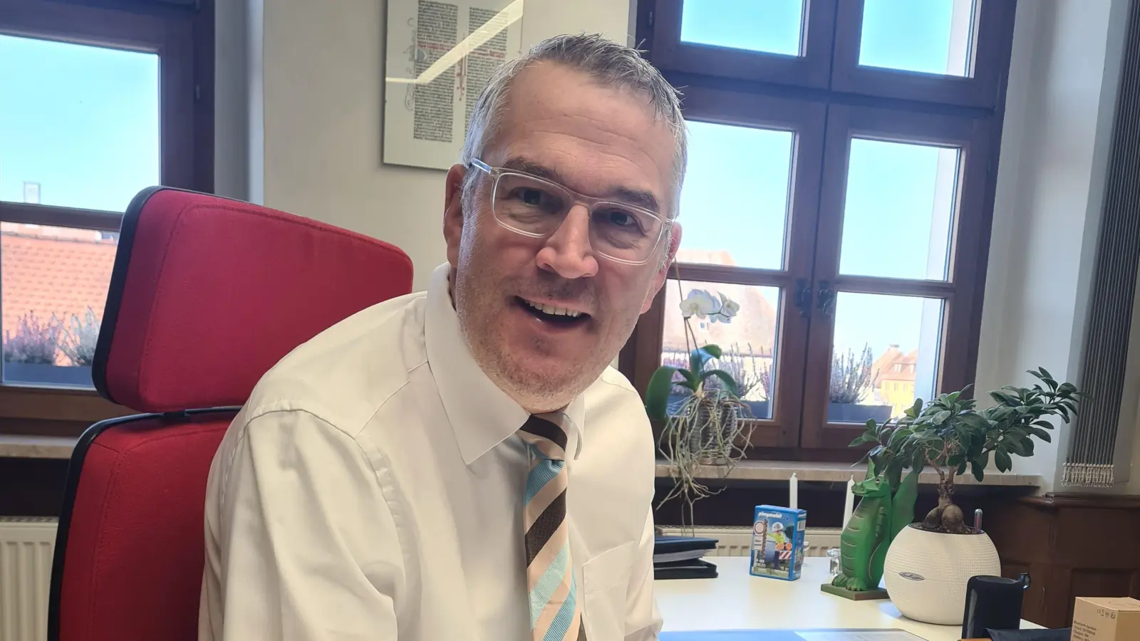 Stefan Schmidt will Bürgermeister in Ipsheim bleiben. (Foto: Anna Franck)