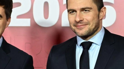 Steffen Merkel (l.) und Marc Lenz: DFL-Bosse äußern sich zum Thema Investoren. (Archivbild)  (Foto: Florian Wiegand/dpa)