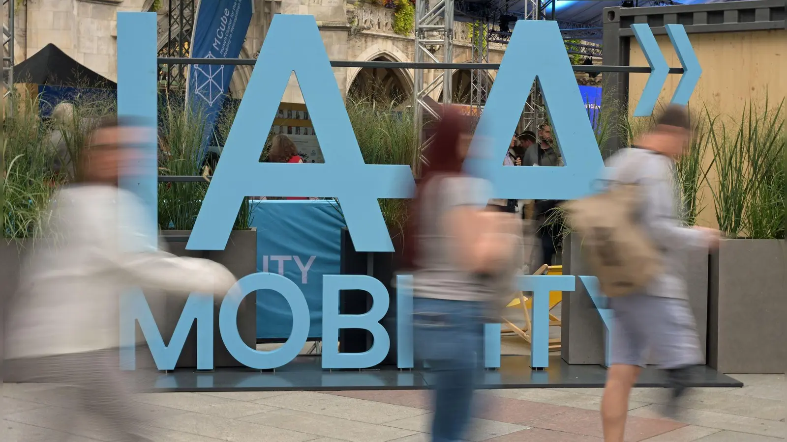 Abschluss der Automesse IAA Mobility. (Foto: Malin Wunderlich/dpa)