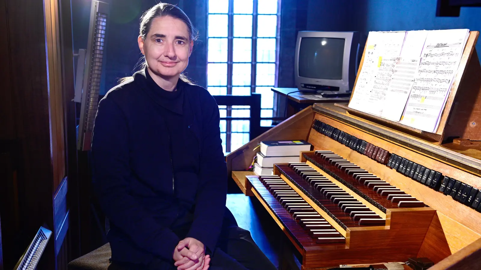 Gab Konzert bei Jazzarise: Dr. Lilo Kunkel an der Rieger-Mühleisen-Orgel der Ansbacher St.-Johannis-Kirche (Foto: Jim Albright)
