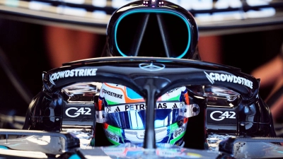 Mercedes-Teenager Kimi Antonelli rast zur Pole Position in Miami. (Foto: Rebecca Blackwell/Pool AP/AP/dpa)