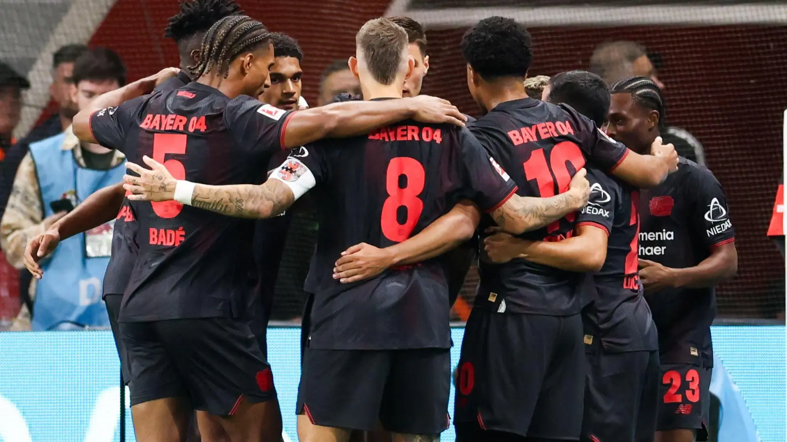 Bayer Leverkusen hatte endlich wieder Grund zu jubeln. (Foto: Christoph Reichwein/dpa)