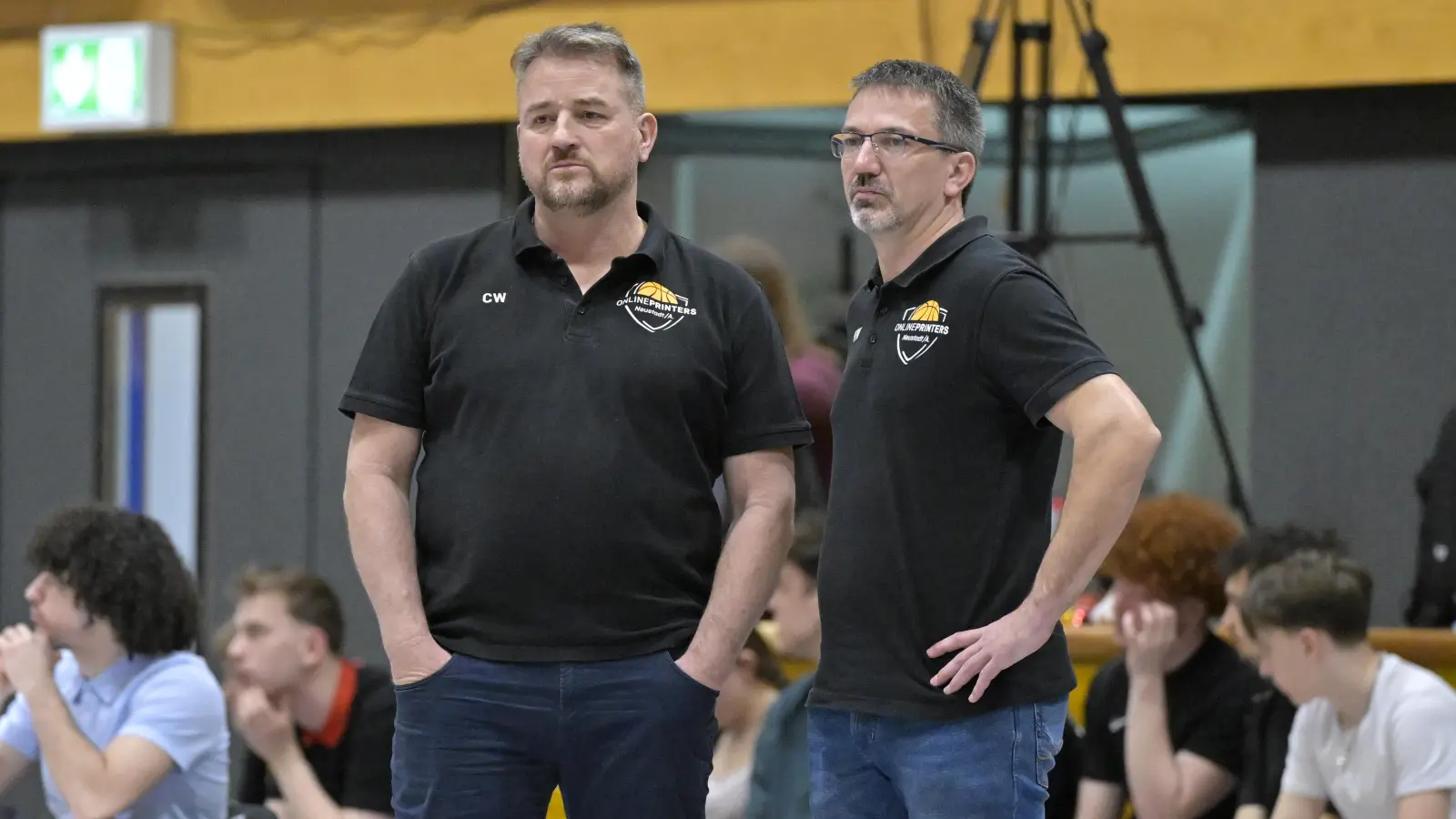 Werden gegen Haching nichts unversucht lassen: die beiden TTV-Trainer Claus Winkelspecht (links) und Holger Wägner. (Foto: Martin Rügner)