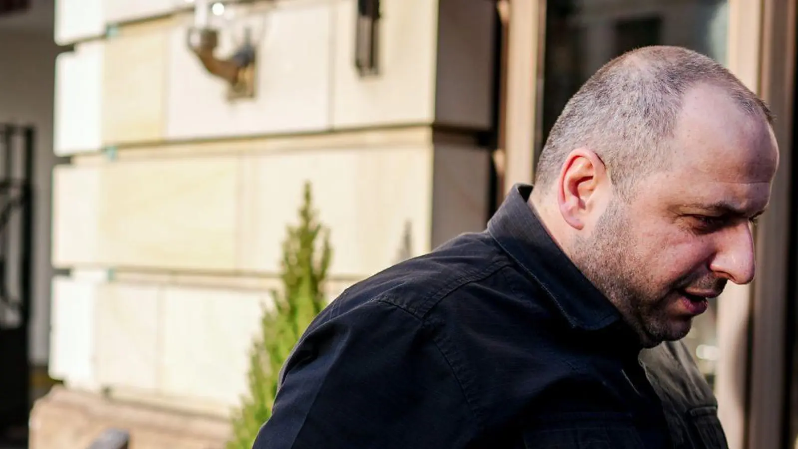 Zu den Gesprächen in Berlin reiste der ehemalige ukrainische Verteidigungsminister Rustem Umjerow an.  (Foto: Kay Nietfeld/dpa)