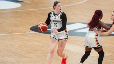 Luisa Geiselsöder (hier bei einem anderen Spiel) stand gegen Japan 14:14 Minuten für Deutschland auf dem Feld. (Foto: DBB/Demirel)