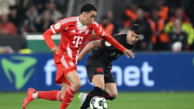 Jamal Musiala kommt immer besser in Tritt. (Foto: Federico Gambarini/dpa)