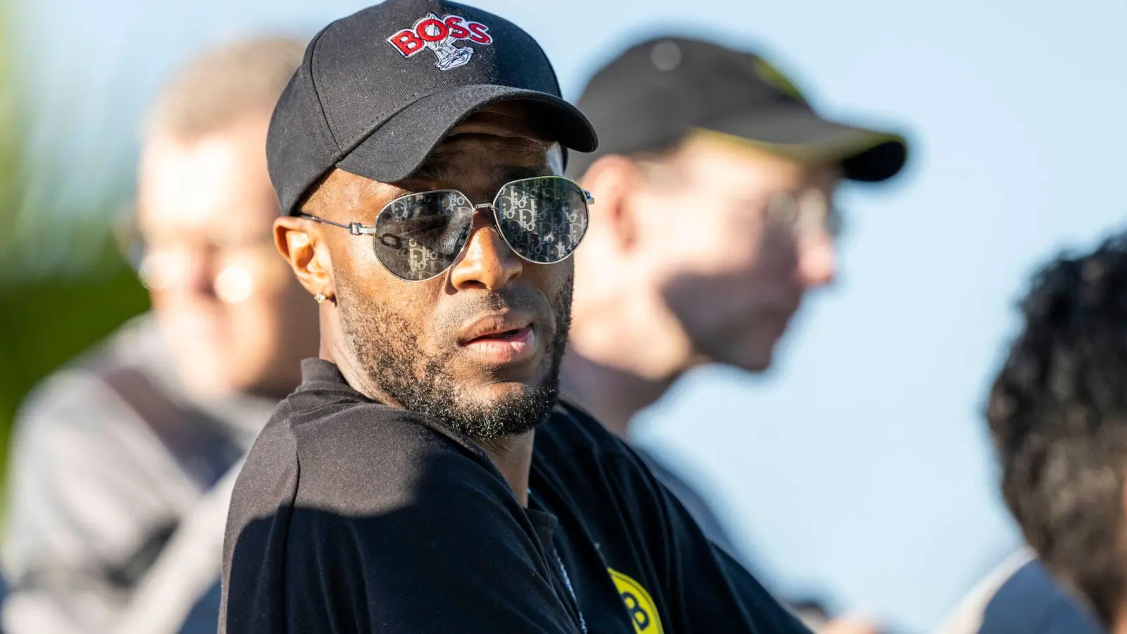 BVB-Stürmer Anthony Modeste bekam Recht im Streit mit einem Getränkehersteller. (Foto: David Inderlied/dpa)