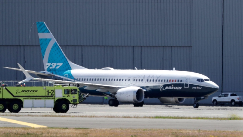 Die 737 Max 7 ist die kleinste Variante von Boeings wichtigster Modellfamilie. (Archivbild) (Foto: Elaine Thompson/AP/dpa)