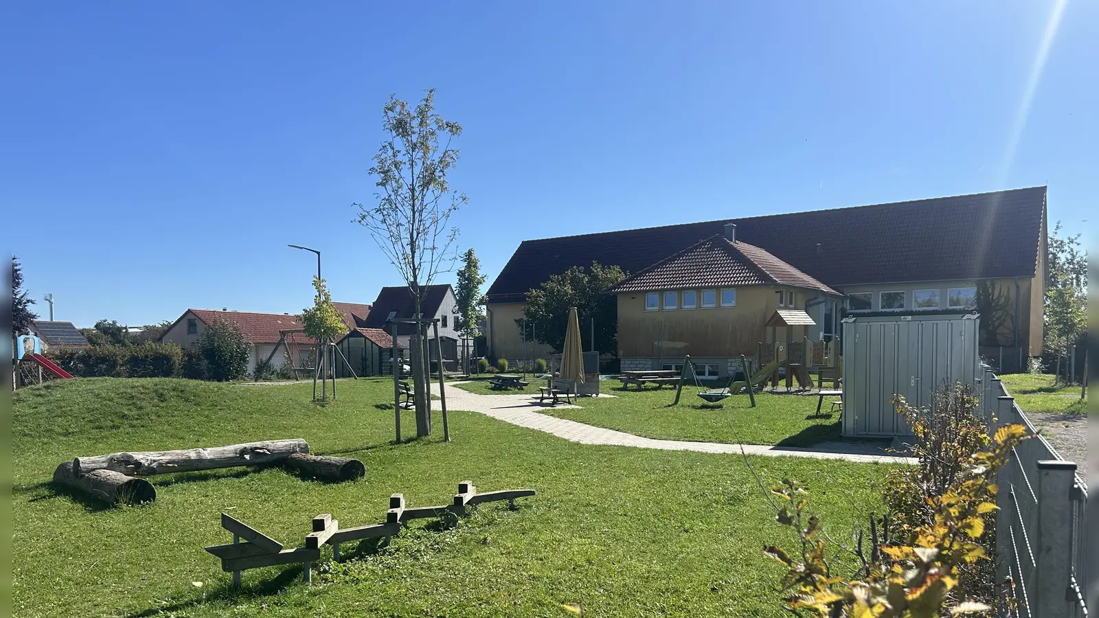 Die Kindertagesstätte in Neunstetten ist in städtischer Trägerschaft. (Foto: Florian Pöhlmann)