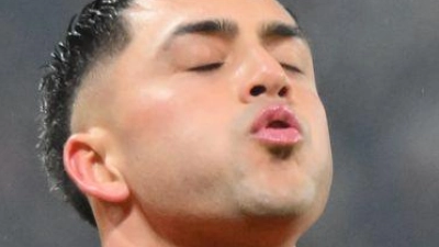 Erzielte sein zehntes Saisontor für Mainz 05: Nadiem Amiri.  (Foto: Torsten Silz/dpa)