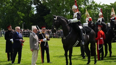 König Charles III. bei der Royal Windsor Horse Show. (Foto: Aaron Chown/PA Wire/dpa)
