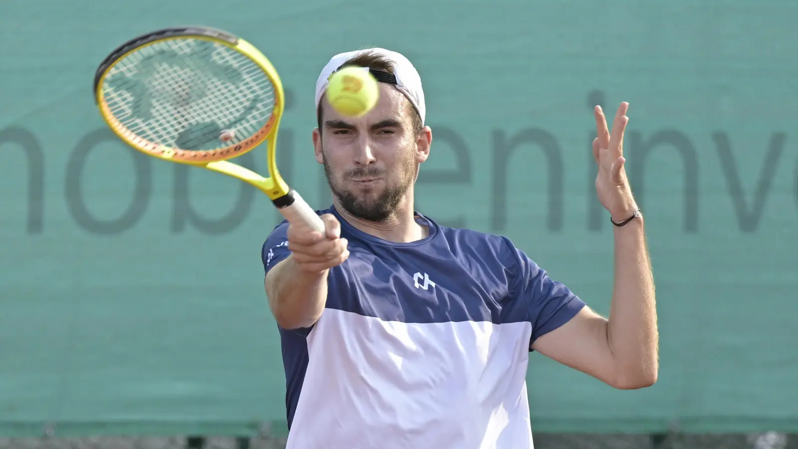 Stammgast in Ansbach und an Nummer eins gesetzt: Marcel Strickroth. (Foto: Martin Rügner)