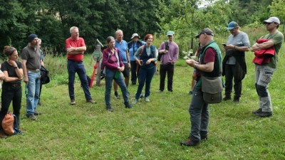 Die Qualifizierung zu Führungen durch die Natur erfolgt nach bundesweit einheitlichen Maßstäben. Der Verband Deutscher Naturparke arbeitet dabei mit verschiedenen Bildungspartnern zusammen. (Foto: Oliver Kaiser)