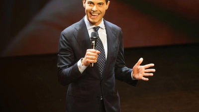 Der D66-Vorsitzende Rob Jetten könnte der nächste Regierungschef der Niederlande werden. (Foto: Peter Dejong/AP/dpa)