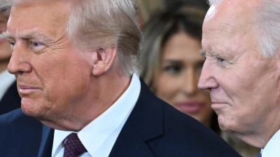 „Es war (...) ein Fehler, dass wir uns nicht besser verkaufen konnten“, sagt Biden über die Wahlniederlage gegen Trump. (Archivbild) (Foto: Saul Loeb/POOL AFP/AP/dpa)