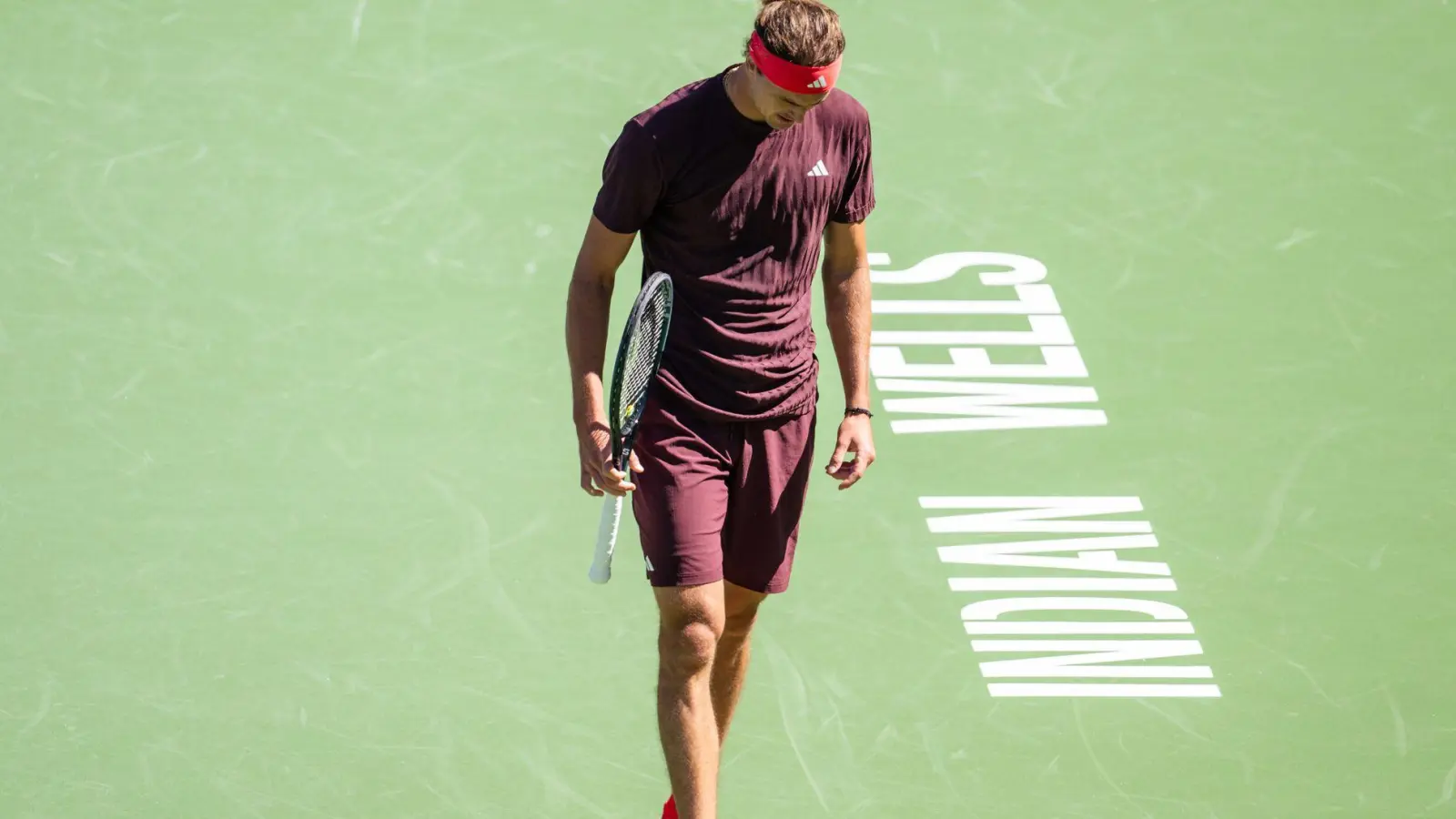 Der erste Auftritt in Indian Wells war für Alexander Zverev auch direkt der letzte. (Foto: Maximilian Haupt/dpa)