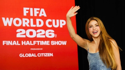 Shakira und die WM: Nach „Waka Waka“ jetzt „Dai Dai“ (Foto: Heather Khalifa/AP/dpa)