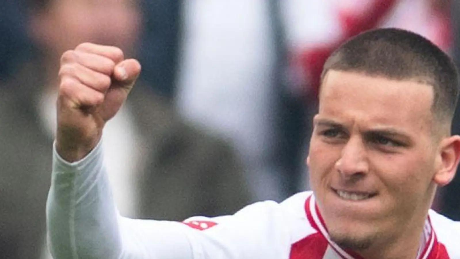 Said El Mala ließ die FC-Fans früh jubeln. (Foto: Marius Becker/dpa)