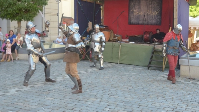 Das Bad Windsheimer Altstadtfest soll heuer wie gewohnt stattfinden. Die Ritter sind abermals am Marktplatz zu finden. (Archivfoto: Günter Blank)