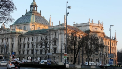 Das Justizministerium in München ist im Justizpalast untergebracht. (Symbolbild) (Foto: Stephan Jansen/dpa)