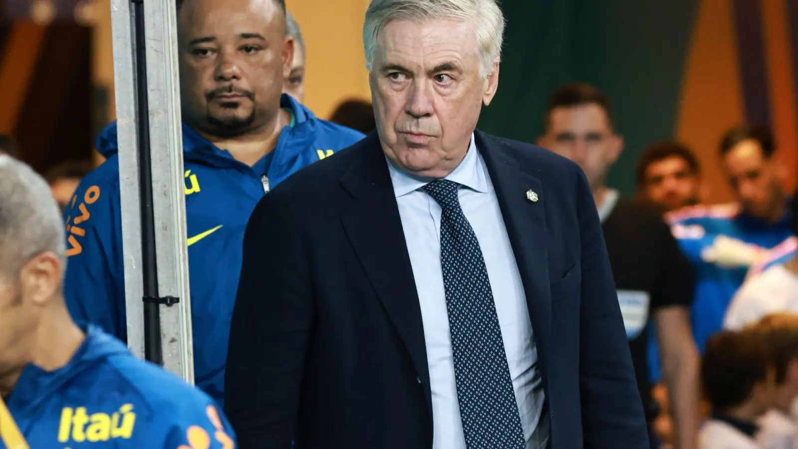 Trainer Carlo Ancelotti war nach der perfekten WM-Qualifikation zufrieden (Foto: Leco Viana, Leco Viana/TheNEWS2 via ZUMA Press Wire/dpa)