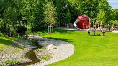 Die Landesgartenschau in Furth im Wald beginnt am 22. Mai. (Foto: Armin Weigel/dpa)