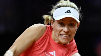 Hat sich mit 6:3, 6:0 gegen die Russin Weronika Kudermetowa durchgesetzt: Angelique Kerber. (Foto: Marijan Murat/dpa)